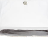 Betsey Johnson Pearl Convertible Bow Flap Bag Ivory