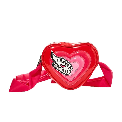 Betsey Johnson Limited Edition Heart On You Red Crossbody