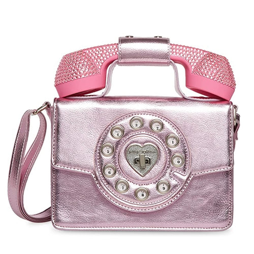 Betsey Johnson Kitsch Give Me A Ring Party Line Phone Crossbody