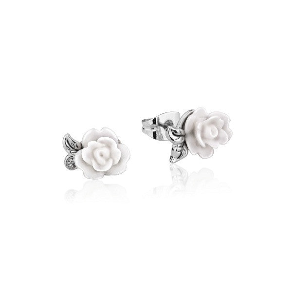 Beauty and the Beast Enchanted Rose Stud Earrings