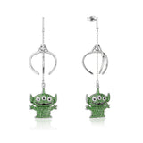 Disney Pixar by Couture Kingdom Toy Story Alien Crystal Claw Drop Earrings