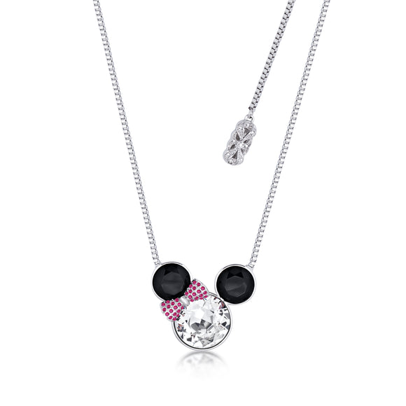 Minnie Mouse Statement Crystal Necklace