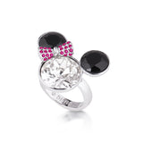 Disney by Couture Kingdom Minnie Mouse Crystal Statement Ring