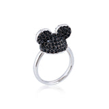 Disney by Couture Kingdom Mickey Mouse Black Ear Hat Ring