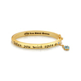 Disney by Couture Kingdom Pinocchio When You Wish Upon A Star Bangle Bracelet