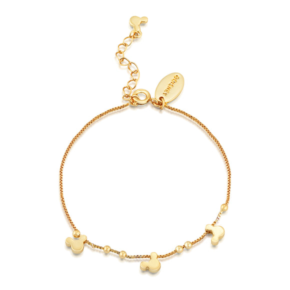 Disney Precious Metal Mickey Mouse Crystal Outline Bracelet – Couture  Kingdom