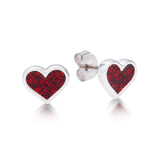 Disney by Couture Kingdom Alice in Wonderland Red Queen of Hearts Stud Earrings