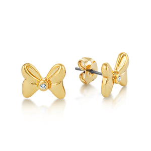 Disney by Couture Kingdom Minnie Mouse Crystal Bow Stud Earrings