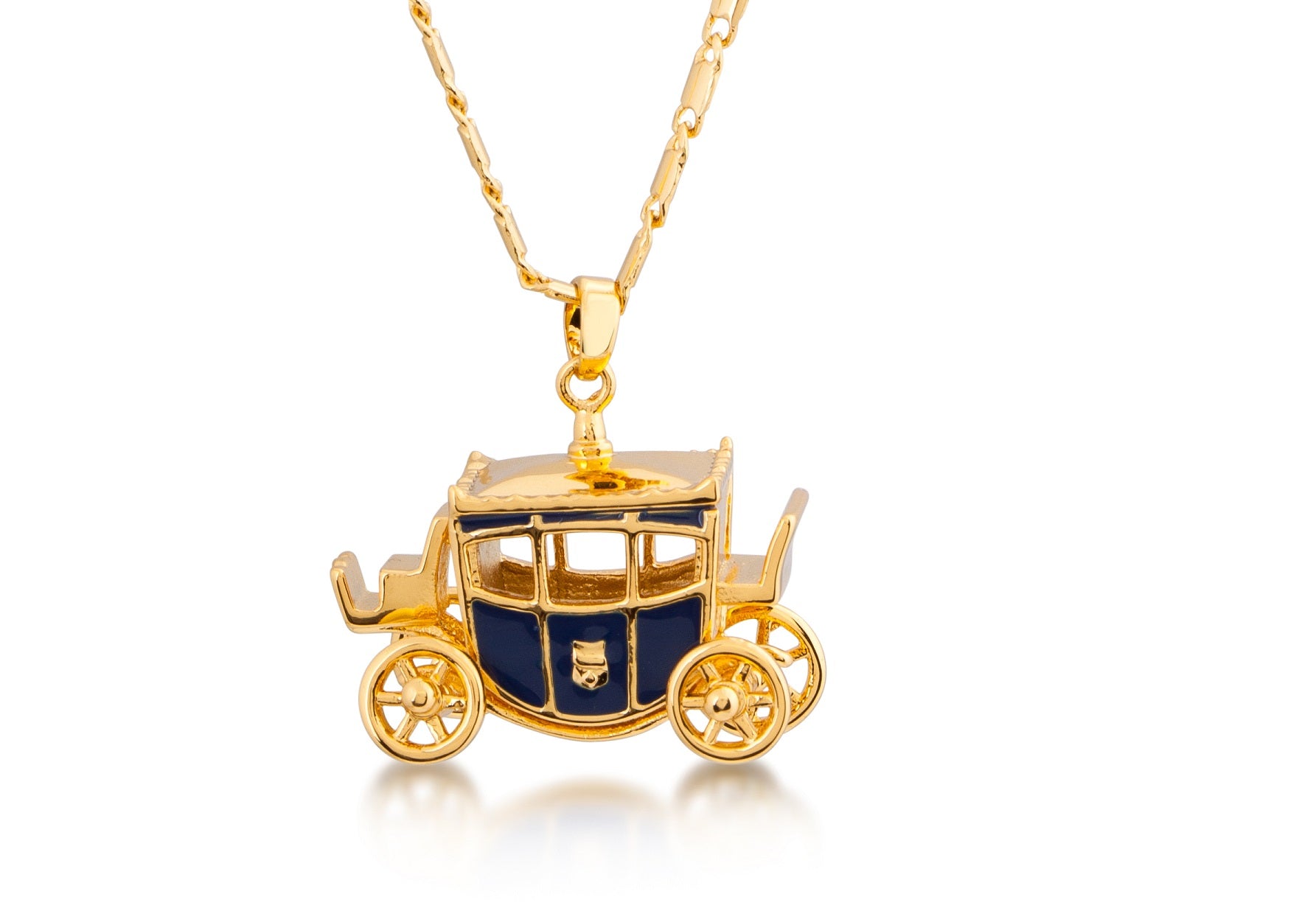 Disney sales carriage necklace
