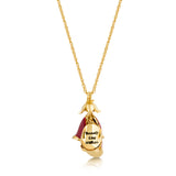 Disney by Couture Kingdom Beauty and the Beast Rose Petal Necklace