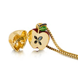 Snow White Apple Locket Necklace