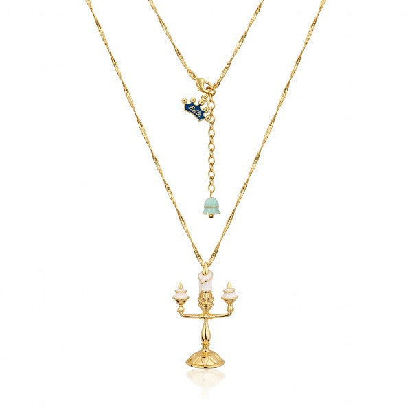 Disney by Couture Kingdom Beauty and the Beast Lumiere Necklace