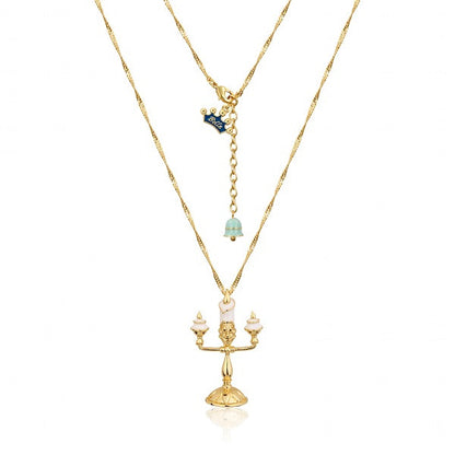 Disney by Couture Kingdom Beauty and the Beast Lumiere Necklace