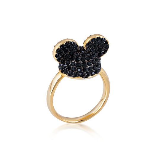 Disney by Couture Kingdom Mickey Mouse Black Ear Hat Ring