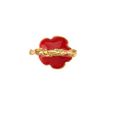 Disney by Couture Kingdom Beauty and the Beast Red Enamel Rose Ring