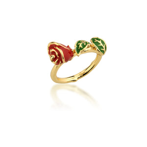 Disney by Couture Kingdom Beauty and the Beast Rose Bud Ring