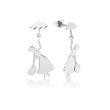Disney by Couture Kingdom Mary Poppins Flying Umbrella Drop Earrings