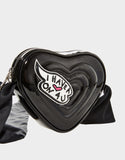Betsey Johnson Limited Edition Heart On You Black Crossbody