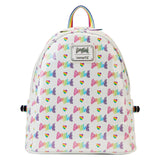 Loungefly Lisa Frank Rainbow Heart Mini Backpack with Waist Bag