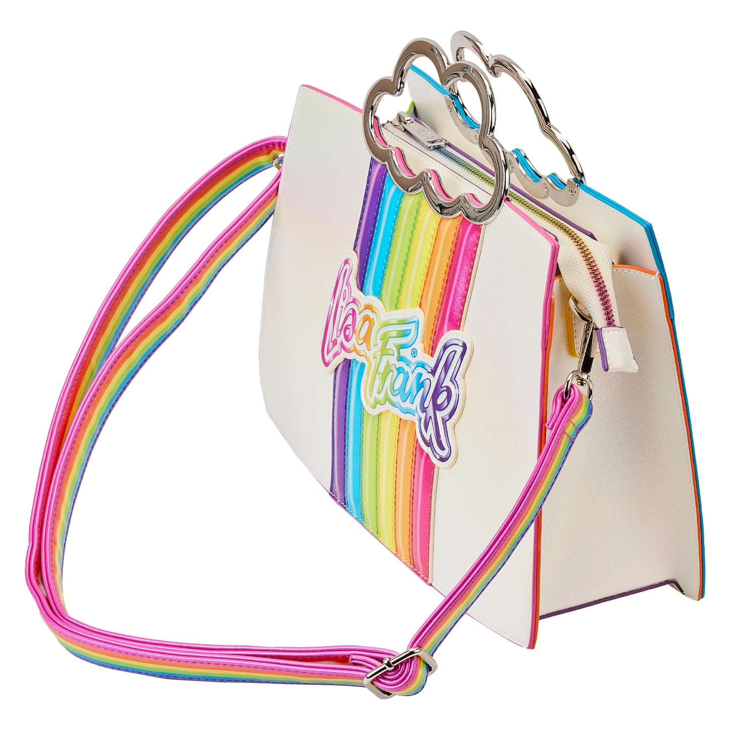 Loungefly Lisa Frank Rainbow Cloud Crossbody Bag