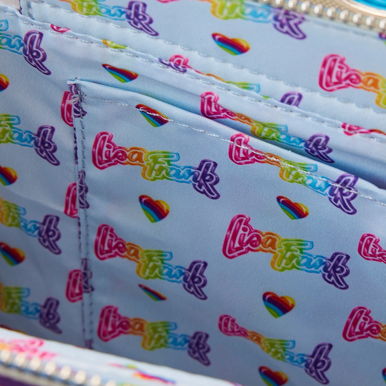 Loungefly Lisa Frank Rainbow Cloud Crossbody Bag