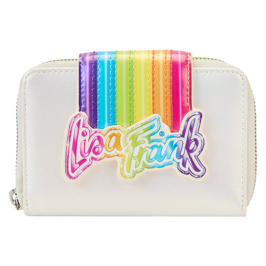 Loungefly Lisa Frank Rainbow Logo Zip Around Wallet