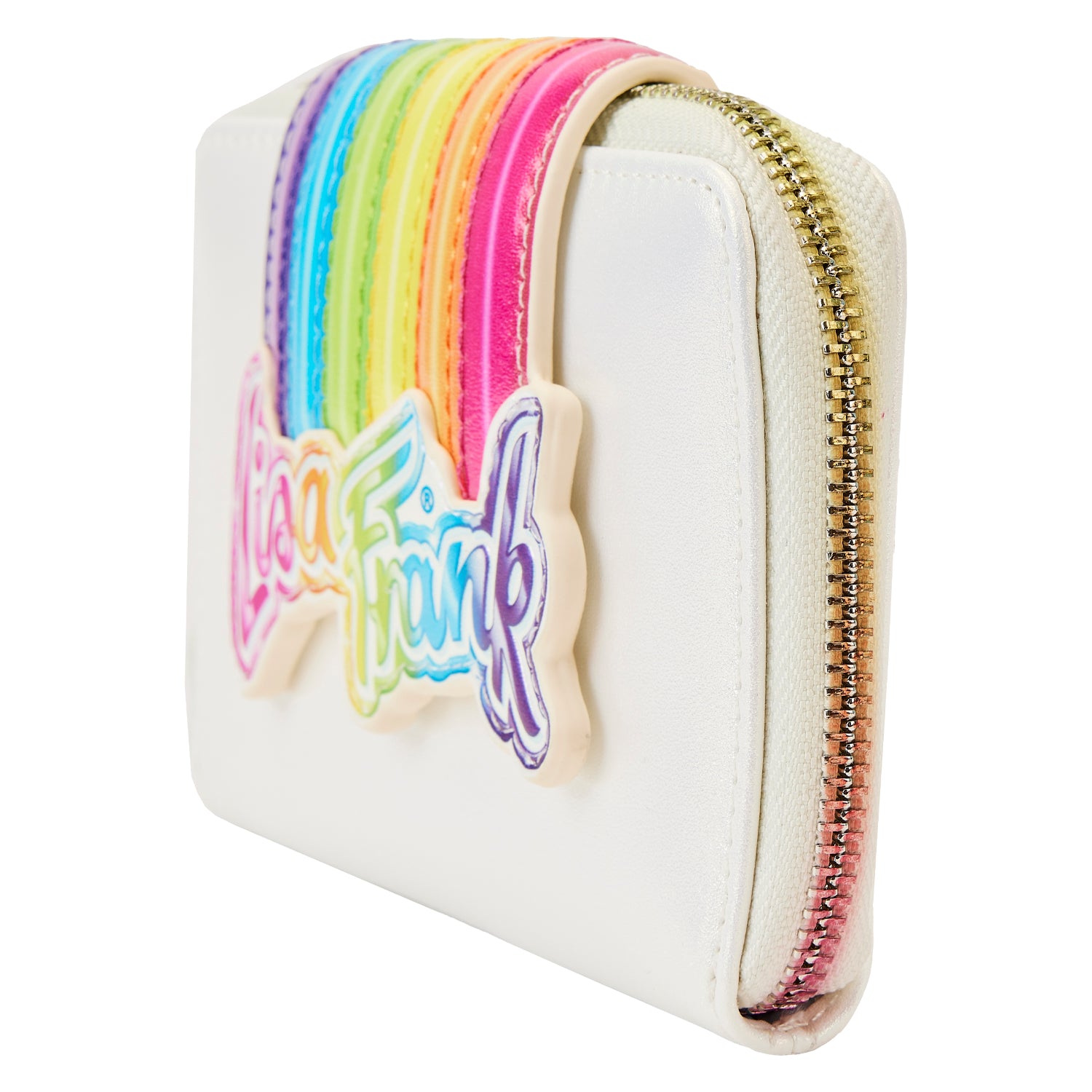 Lisa Frank Rainbow Logo Zip Around Wallet