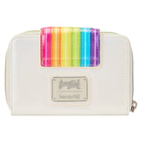 Loungefly Lisa Frank Rainbow Logo Zip Around Wallet