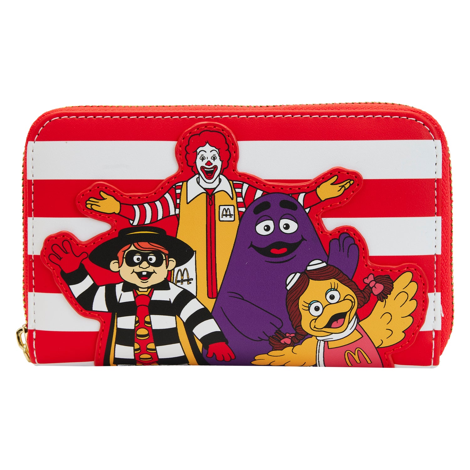 Loungefly McDonald's Ronald McDonald and Friends Zip Around Wallet