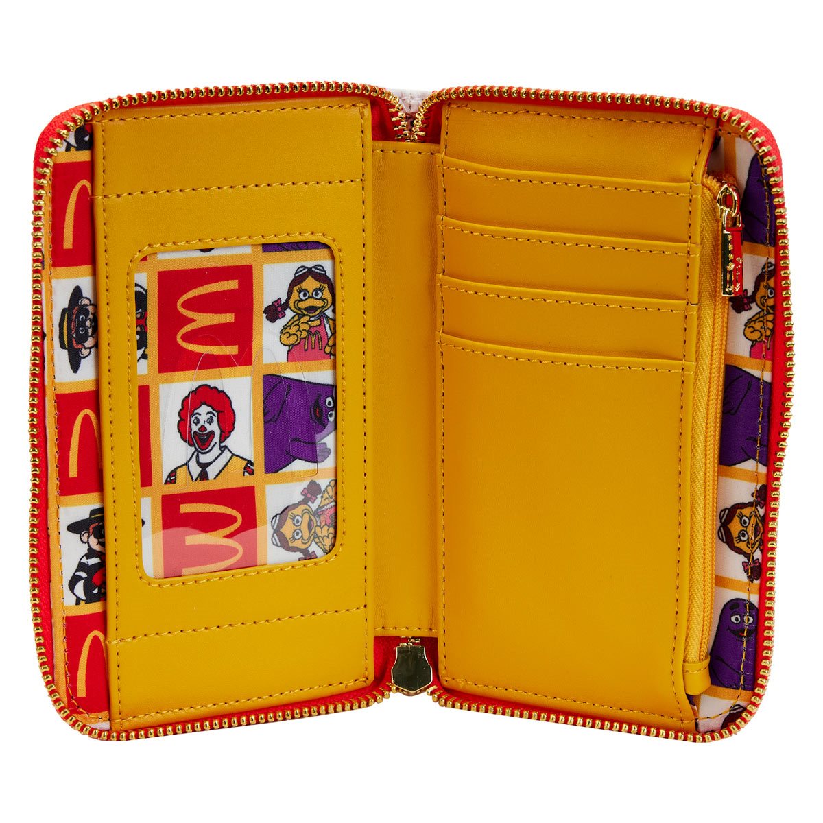 Loungefly McDonald's Ronald McDonald and Friends Zip Around Wallet