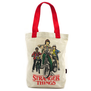 Loungefly Stranger Things Bikes  Canvas Tote Bag