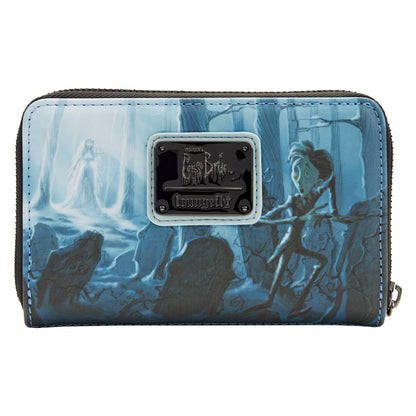 Loungefly Corpse Bride Emily Forest Zip Around Wallet