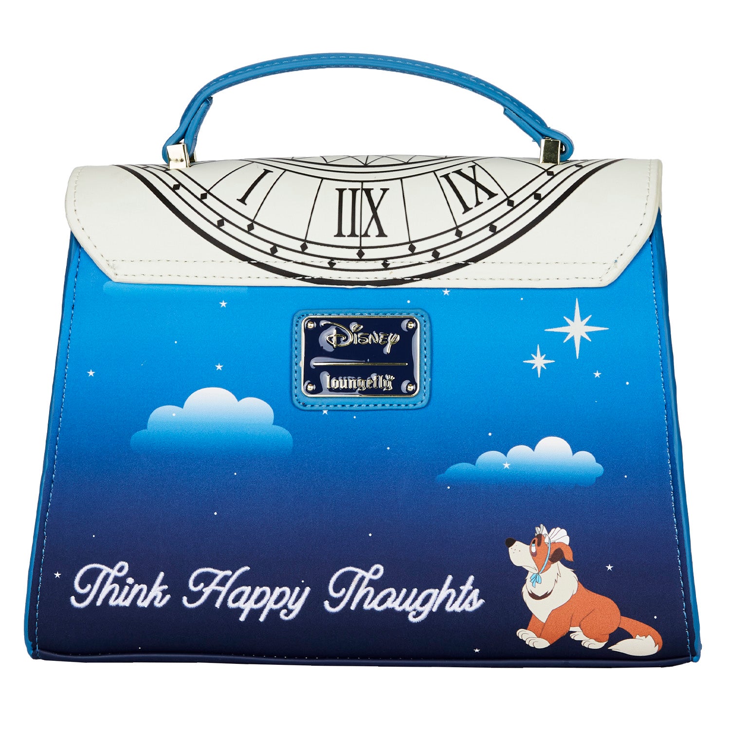 Peter Pan Clock Glow in the Dark Crossbody Bag