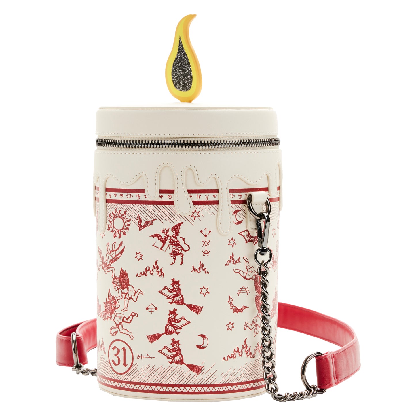 Loungefly Hocus Pocus Black Flame Glow Candle Crossbody Bag