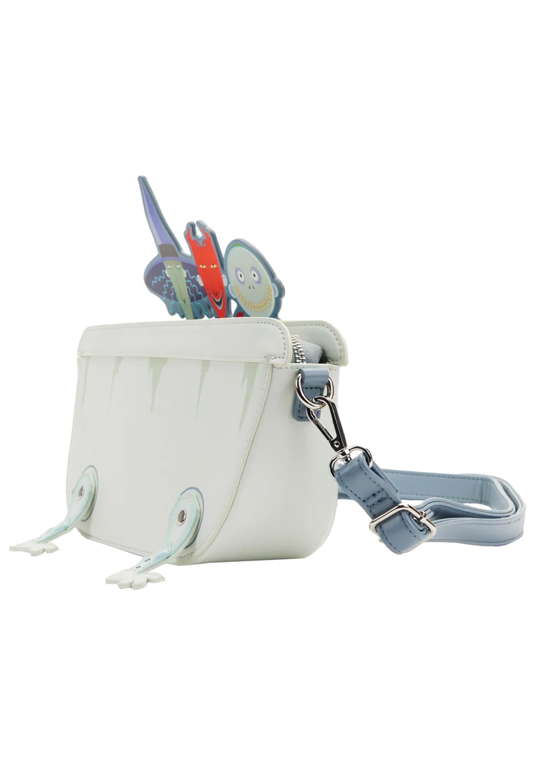 Loungefly The Nightmare Before Christmas Lock, Shock, & Barrel Crossbody Bag