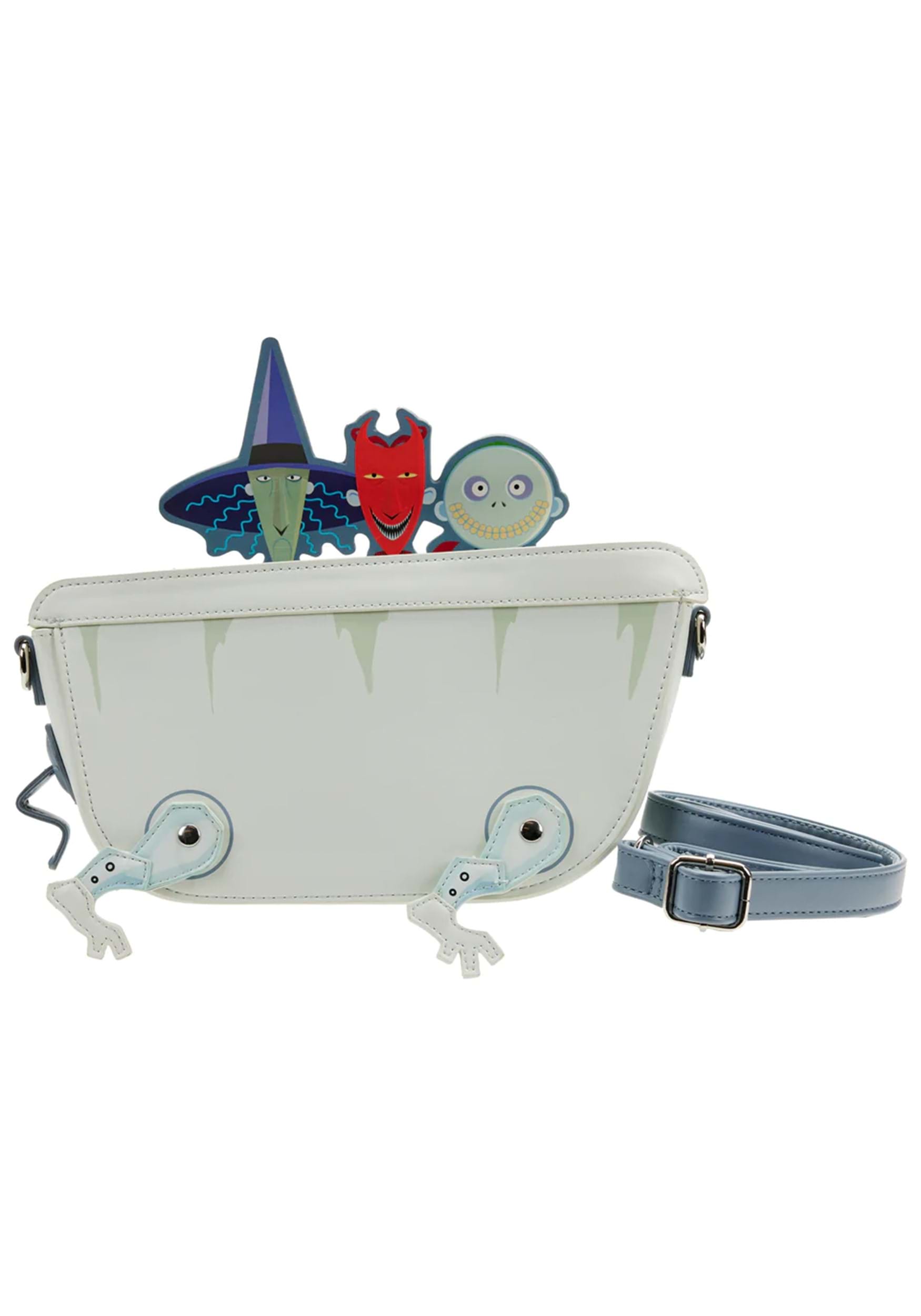 Loungefly The Nightmare Before Christmas Lock, Shock, & Barrel Crossbody Bag