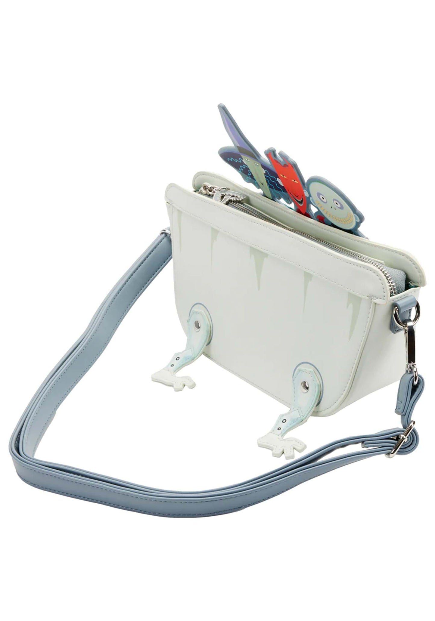 Loungefly The Nightmare Before Christmas Lock, Shock, & Barrel Crossbody Bag