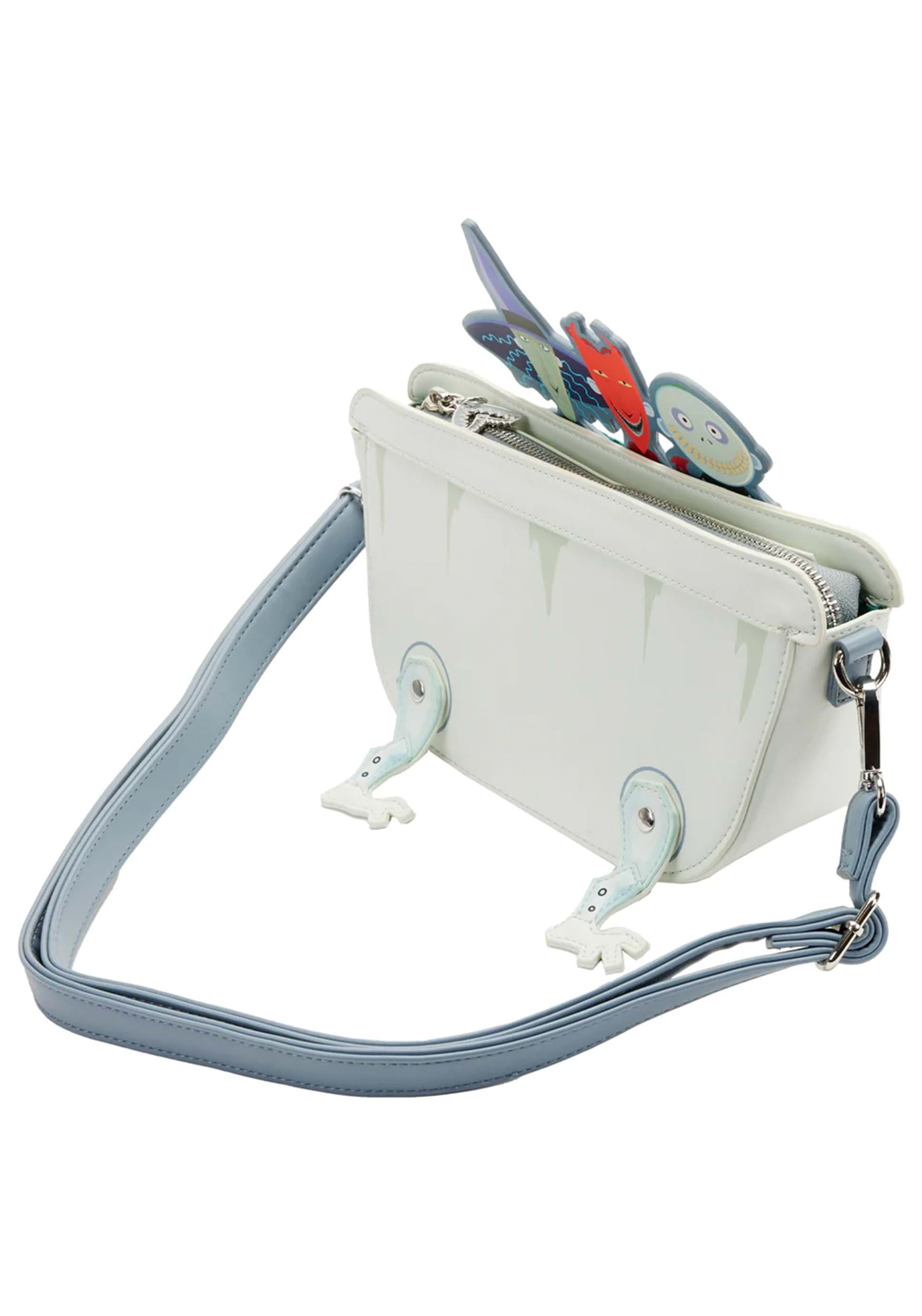 Loungefly The Nightmare Before Christmas Lock, Shock, & Barrel Crossbody Bag